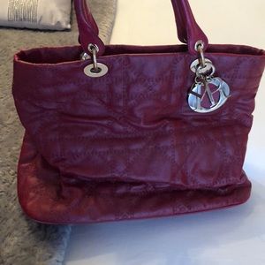 Dior red bag